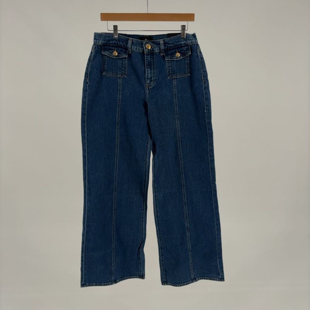 7 For All Mankind Artifact Wide Leg Jeans